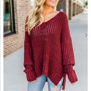 Pink Lily Sweater